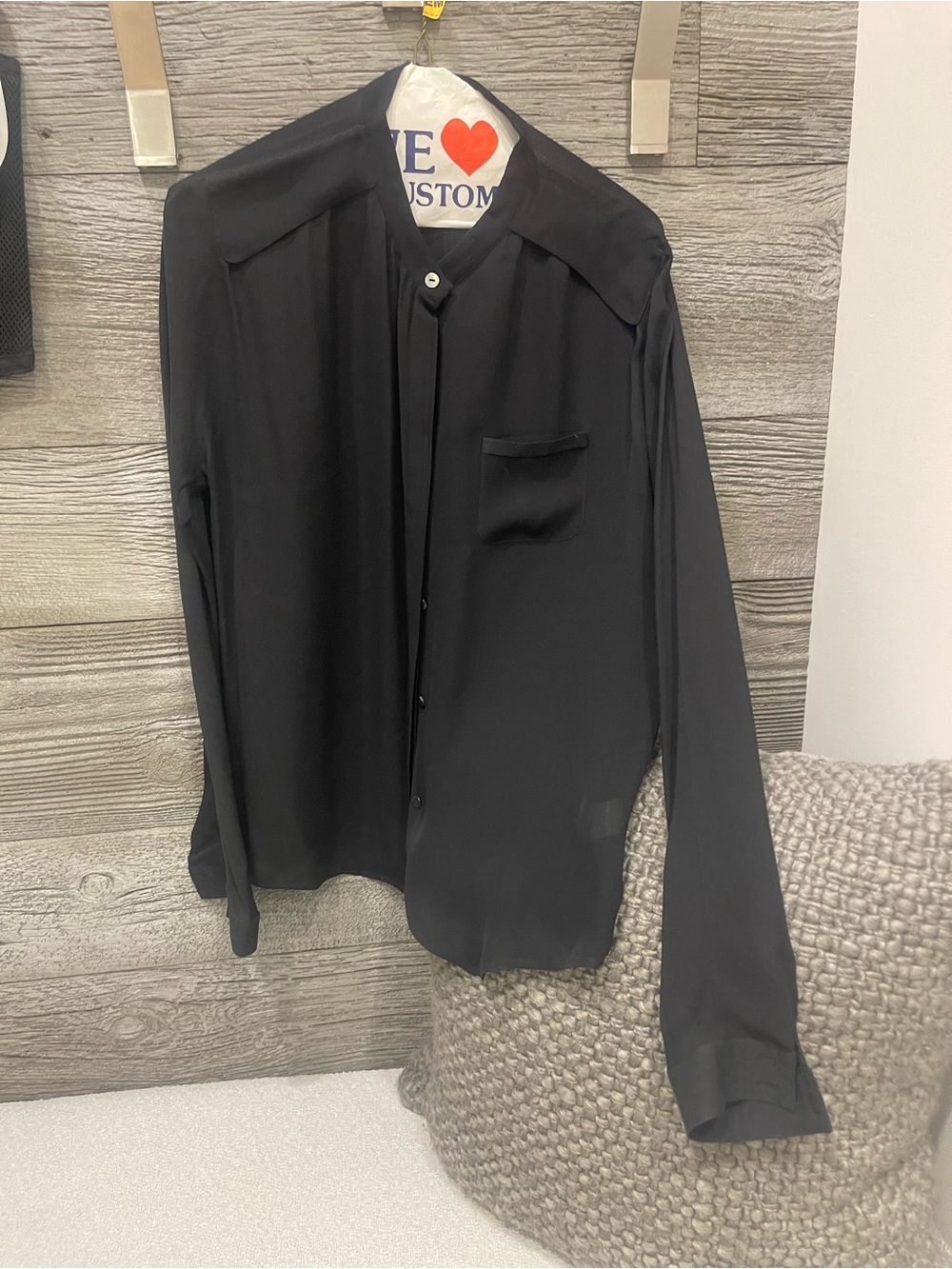 Brochu Walker Black Lightweight Button-Front Shirt Jacket